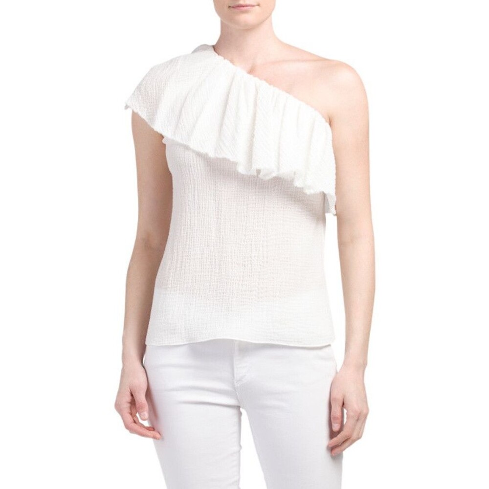 Rebecca Taylor One Shoulder Top